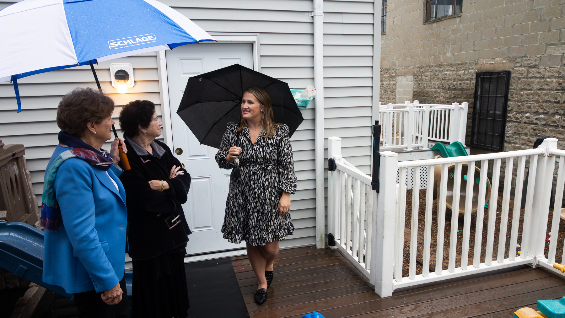 Cynthia Rosenwald Senator Shaheen tours Marguerite's Place and is briefed on expansion ...